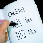 checklist and notes