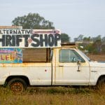 sale and thrift shop car