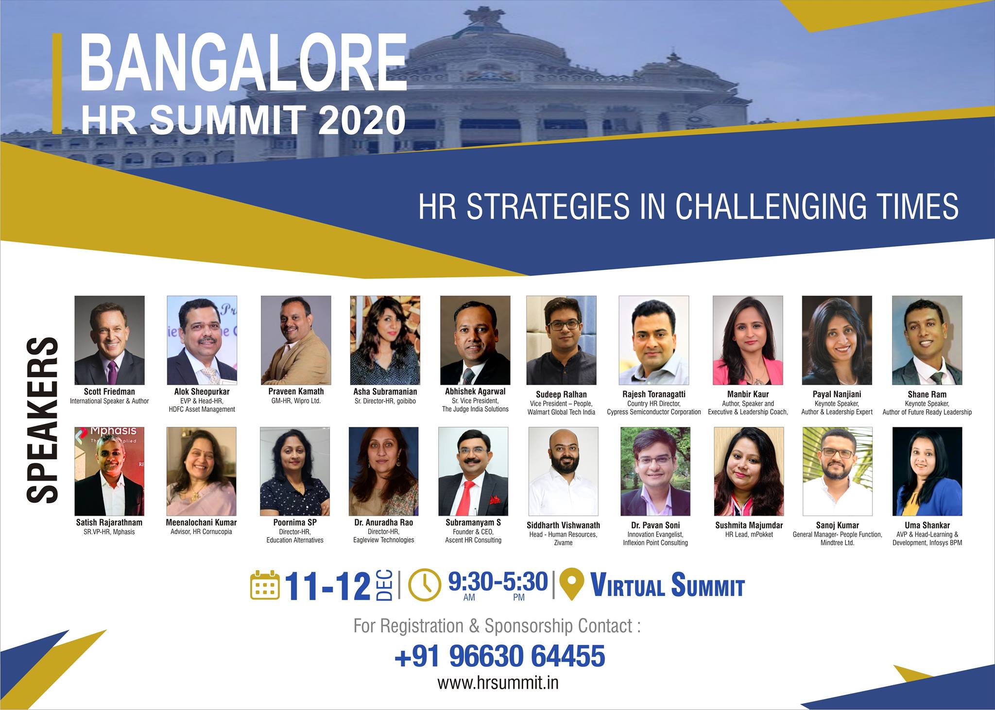 HR Summit Bangalore, December 11, 2020 Kickoff Keynote Address